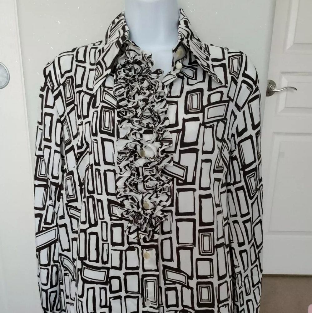 Terry chicago longsleeve ruffled vintage
